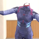 The cosplay outfit the suspect allegedly wore.